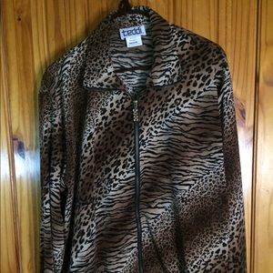 Teddi Animal Print Jacket